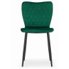 Zamatová stolička RIO zelená