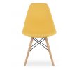 Jedálenské stoličky BASIC horčicové 4 ks - škandinávsky štýl