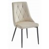 Zamatová stolička Lima béžová