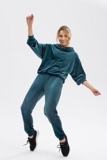FeelJ Mikina Velvet Esmerald