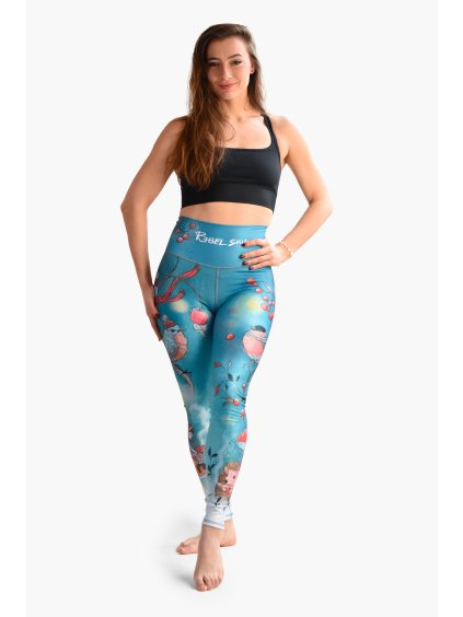 Zateplené legíny Neska - Winter Creatures