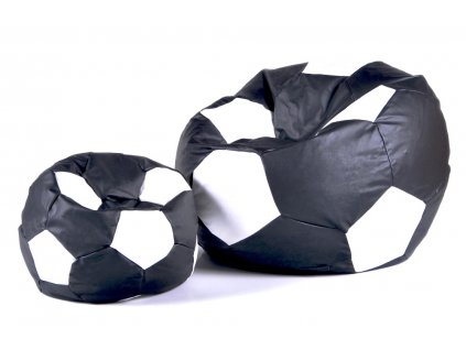 Sedací vak futbalová lopta Čierno biela 1+1 grátis ***SKLADOM***