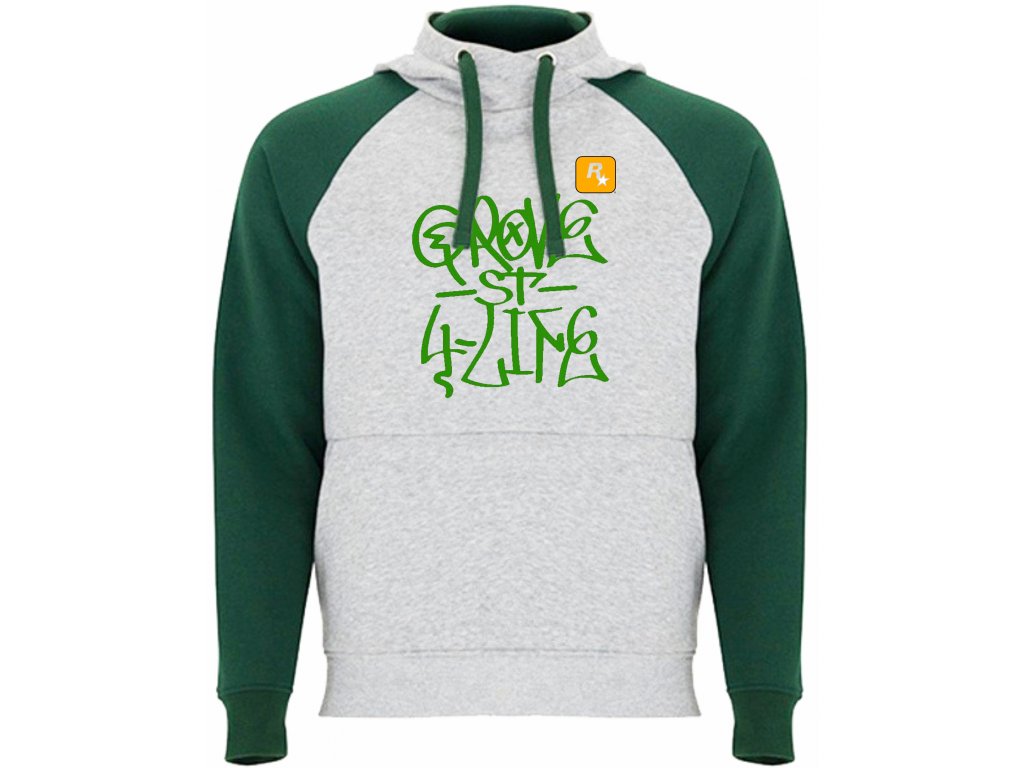 Mikina GTA San Andreas Grove Street Gang Tag