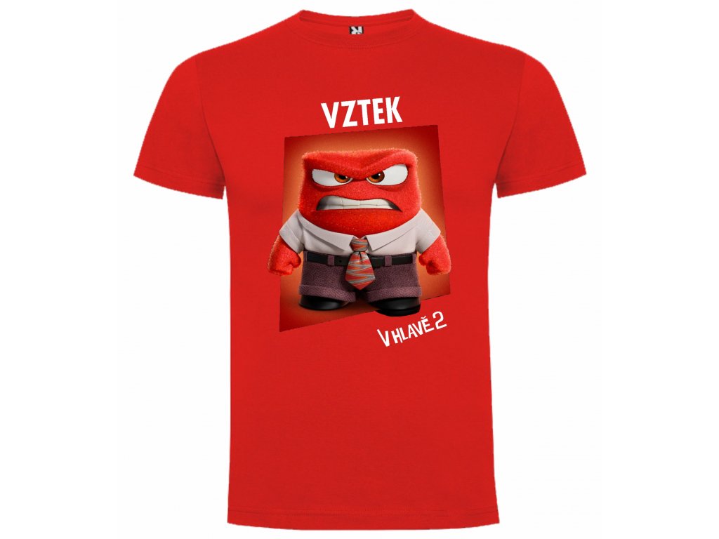 Tričko V hlavě Vztek