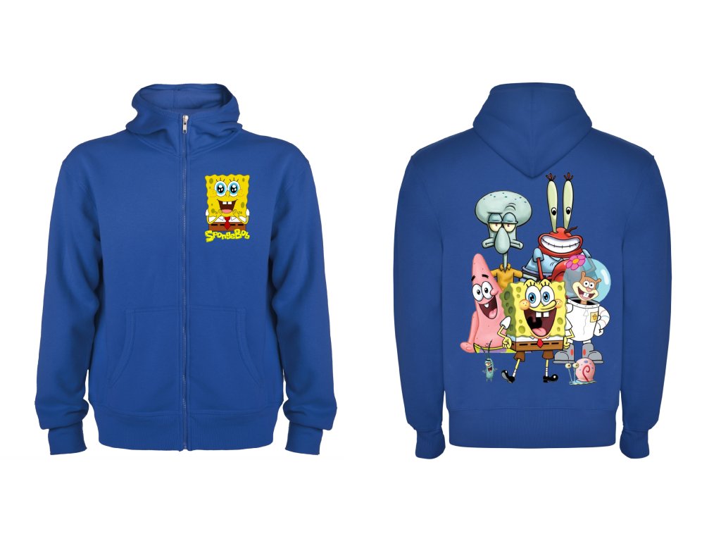 Mikina se zipem Spongebob