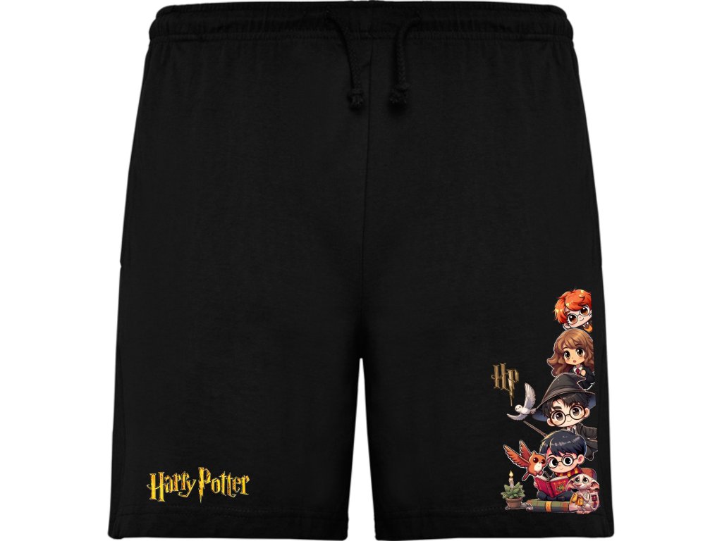 Bavlněné kraťasy Harry Potter Hlavní postavy