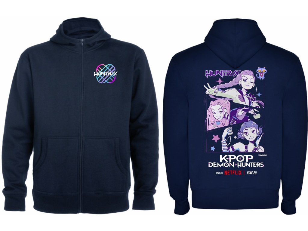 Mikina se zipem K Pop Lovkyně démonů