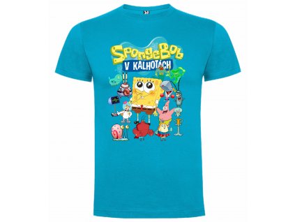 Tričko Spongebob se všemi postavičkami