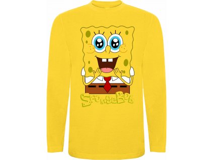 Tričko s dlouhým rukávem SpongeBob Cute