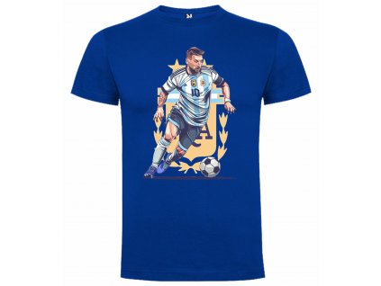 Bavlněné tričko Messi Argentina