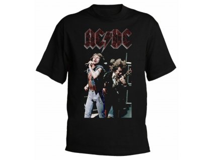Tričko AC DC duo Bon Scott and Angus Young