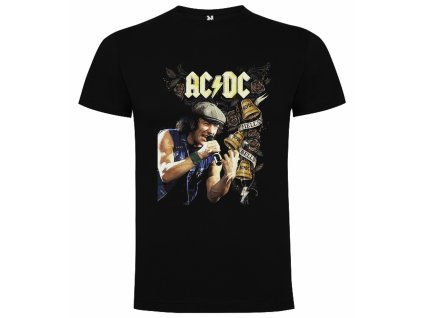 Tričko Brian Johnson AC DC