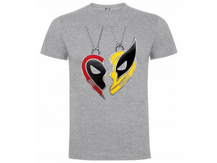 Tričko Deadpool & Wolverine dog tag