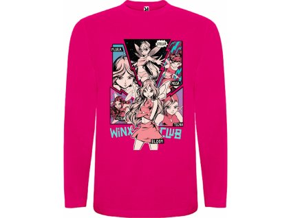Dětské tričko s dlouhým rukávem Winx Club