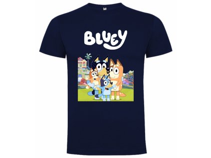 Tričko s animovanou pohádkou Bluey