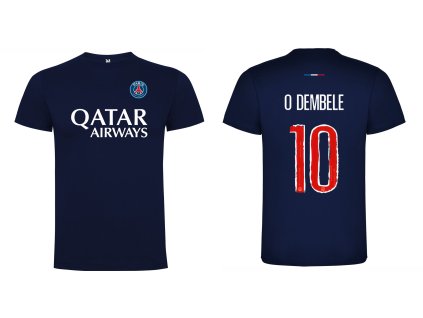 Bavlněné tričko Dembélé PSG