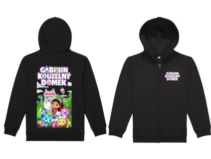 Mikina se zipem Gabinin kouzelný domek