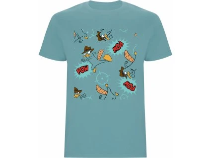 Bavlněné tričko Phineas & Ferb Ptakopys Perry
