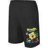 Černé bavlněné kraťasy SpongeBob
