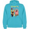tyrkysová mikina SpongeBob a Patrick Crazy Happy