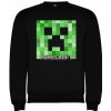 Černá Mikina přes hlavu MINECRAFT Creeper Face