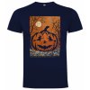 Tričko Helloween dýně navy