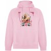 Bavlněná Unisex Mikina Dua Lipa růžová
