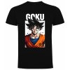 Černé bavlněné tričko Dragon Ball Goku
