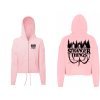 Stranger Things Mikina Cropped Oversize zip