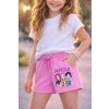 Bavlněné růžové kraťasy Huntrix Kpop lovkyně démonů