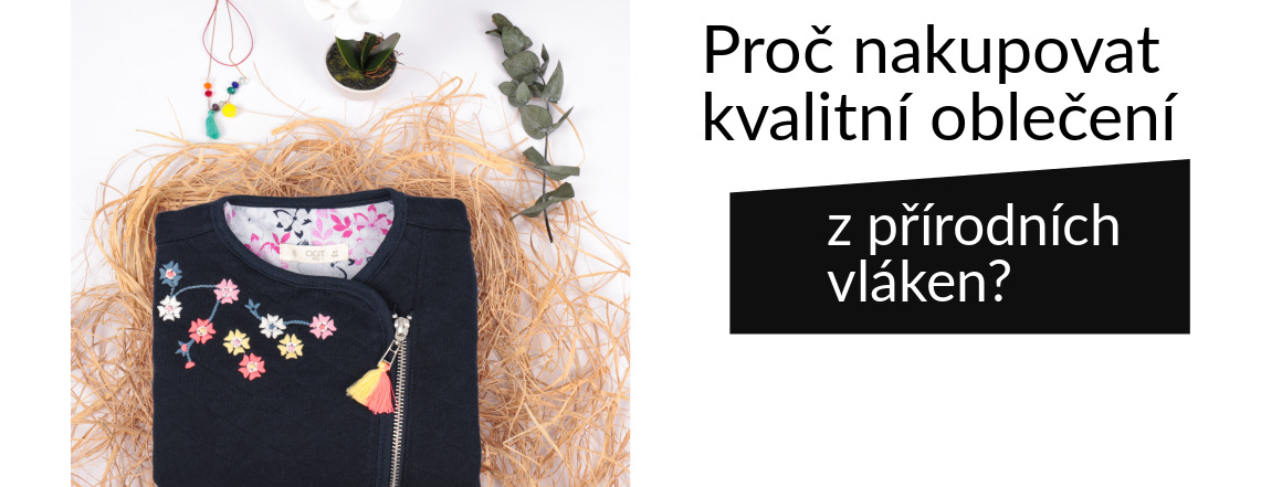 kvalitní oblečení z přírodní bavlny