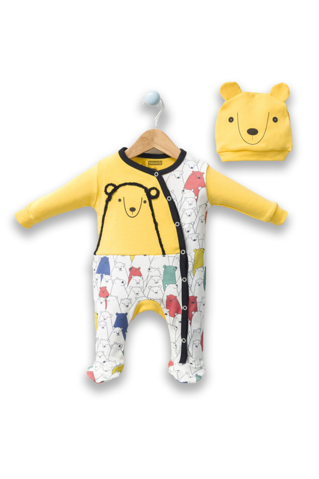 Overal a čepice Big Bear, Žlutá | Dětské a kojenecké oblečení Velikost: 56/62
