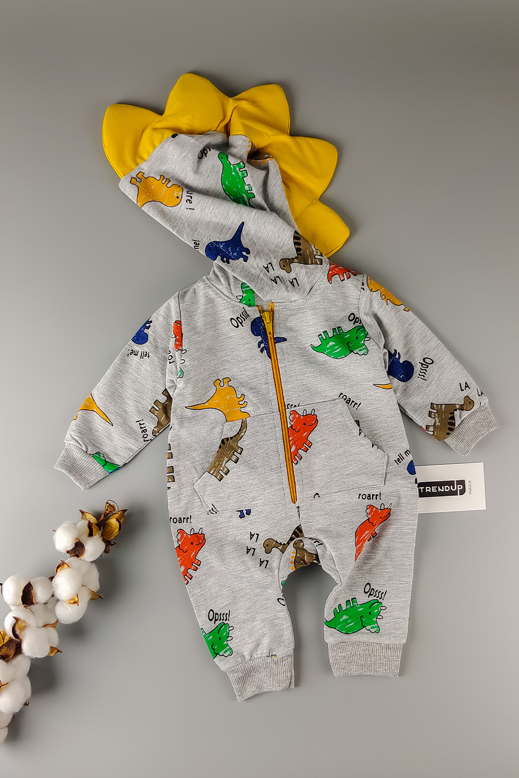 Dětský overal s kapucí Roarr (Kojenecké oblečení) Velikost: 74