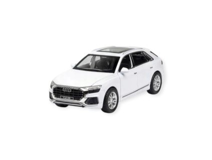 Audi Q8 1:24 Kovovový model auta so svetlami, zvukom a otváracími dverami