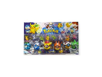 Pokémon Pikachu sada s postavičky a pokéballmi