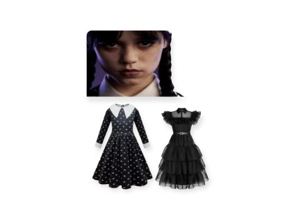 Detský kostým Wednesday Addams Family
