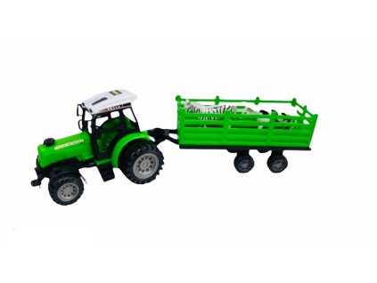 Traktor s vlečkou a zvieratkami