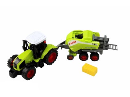 Traktor s balíkovačom