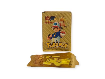 Zlaté Pokémon karty 100 ks