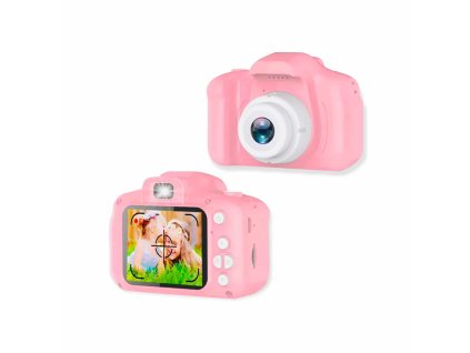 Detský digitálny mini fotoaparát ružový