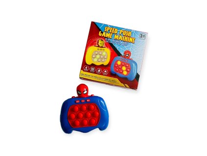 POP IT Speed Push SPIDERMAN - Prenosná herná konzola 