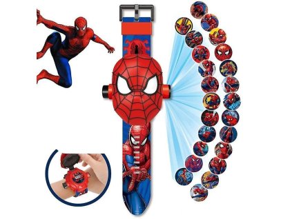 Spiderman detské digitálne hodinky s projektorom