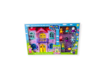 Peppa Pig domček s rodinkou a príslušenstvom