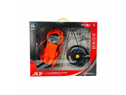 RC športové auto na diaľkové ovládanie s volantom