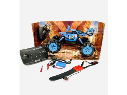 RC Terénne auto s diaľkovým ovládačom a hodinkami na ovládanie