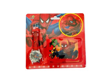 Spiderman - sada peňaženka a hodinky