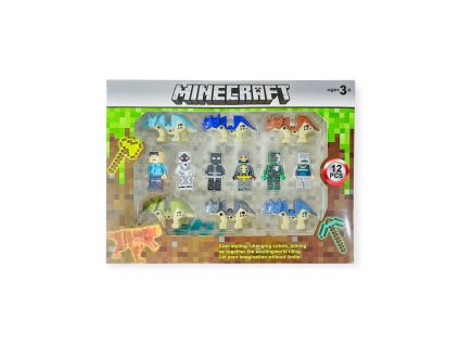 Minecraft stavebnicové figúrky