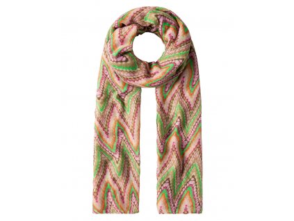 Vincenzo Boretti luxusní šátek, šálka růžovo zelená
