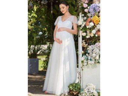 Svatební šaty pro těhotné