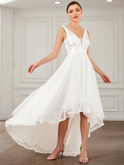 Ever Pretty popůlnoční šaty ivory 793 (* Velikost XXXL / 46 / 14 / 18)